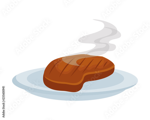 dish with meat beef