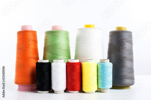 Sewing thread / textile industry background material