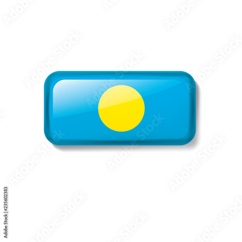 Free Download Palau flag, vector illustration on a white background - GFXLoad
