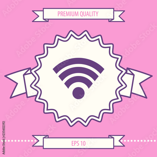 Internet connection icon. Graphic elements for your design