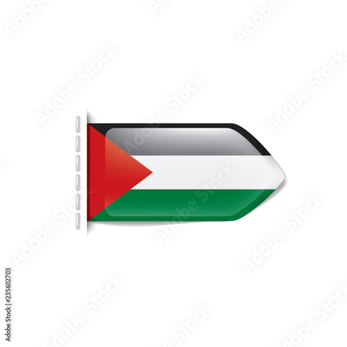 Free Download Palestine flag, vector illustration on a white background - GFXLoad