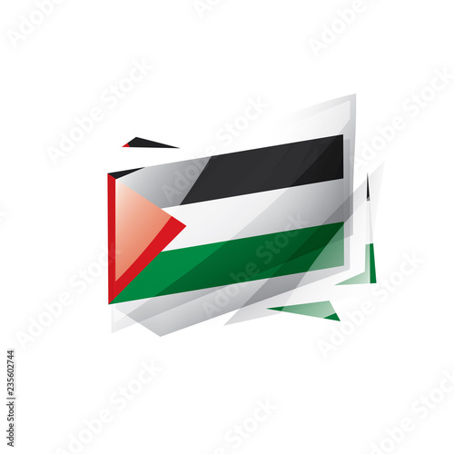 Free Download Palestine flag, vector illustration on a white background - GFXLoad