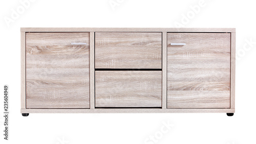 Canvastavla cabinet isolated on white