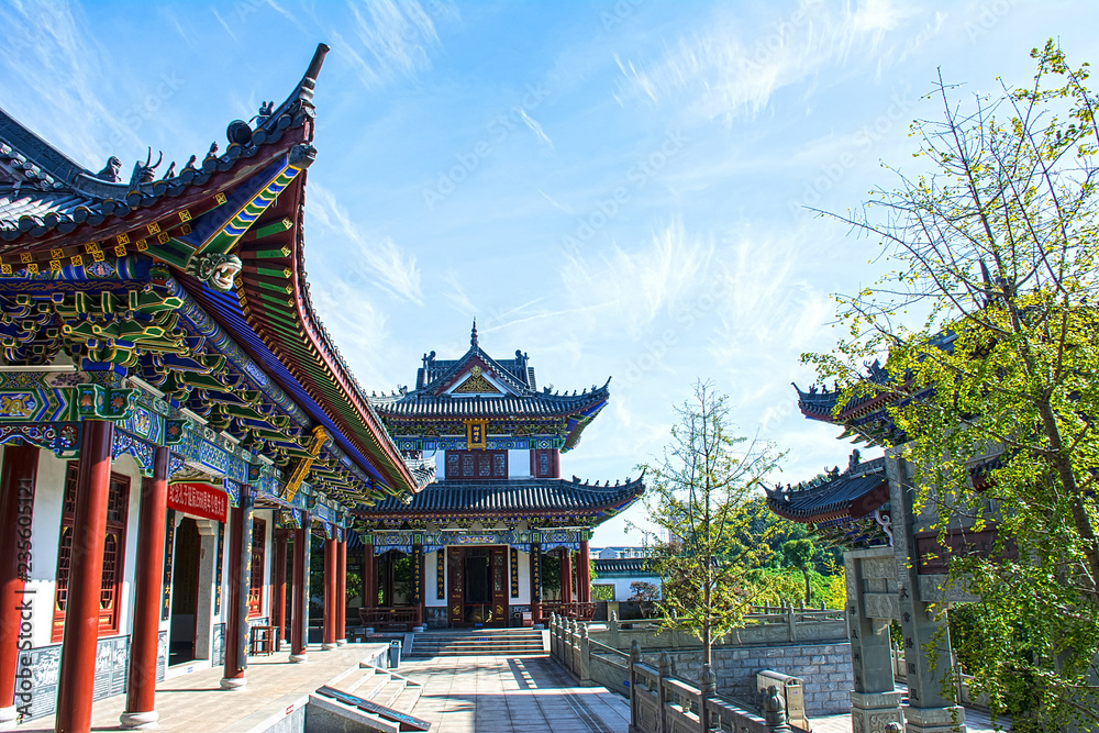 Fototapeta premium Chinese pavilion ancient architecture