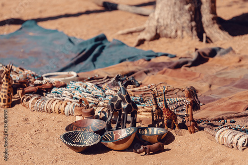 traditional souvenirs from himba peoples, Africa