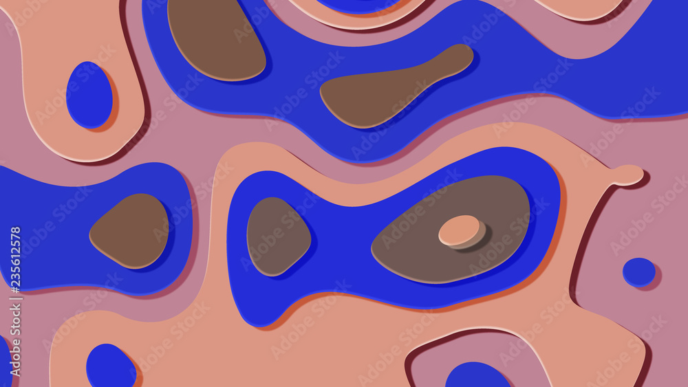 Background in paper style. Abstract colorful background.