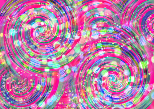 Abstract Colorful swirl background