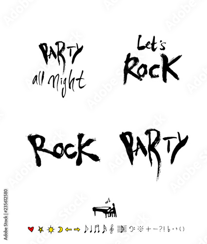 음악회 포스터 / 손으로 그린 음악 일러스트