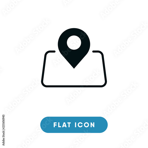 Location pin on map vector icon Free Download Location pin on map vector icon - GFXLoad