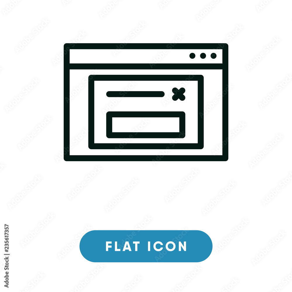 Browser vector icon