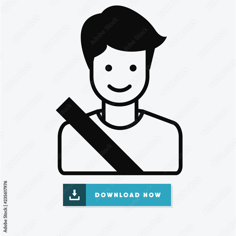 Passenger vector icon