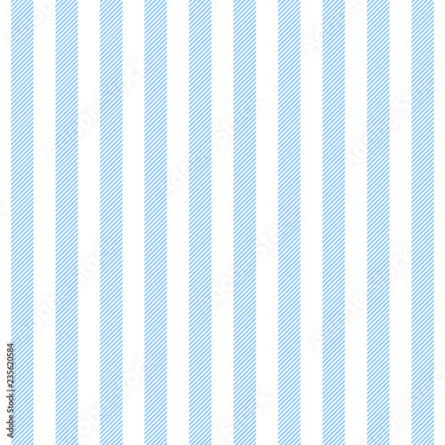 Blue white striped fabric texture seamless pattern