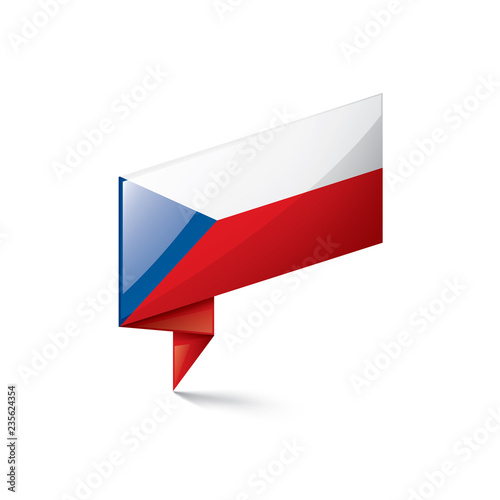 Free Download Czechia flag, vector illustration on a white background - GFXLoad