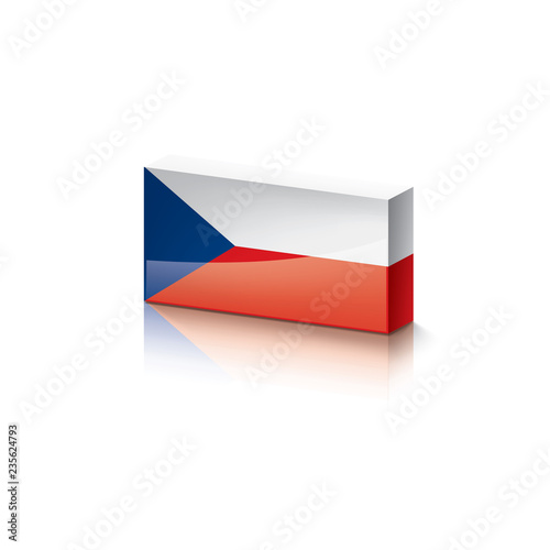 Free Download Czechia flag, vector illustration on a white background - GFXLoad
