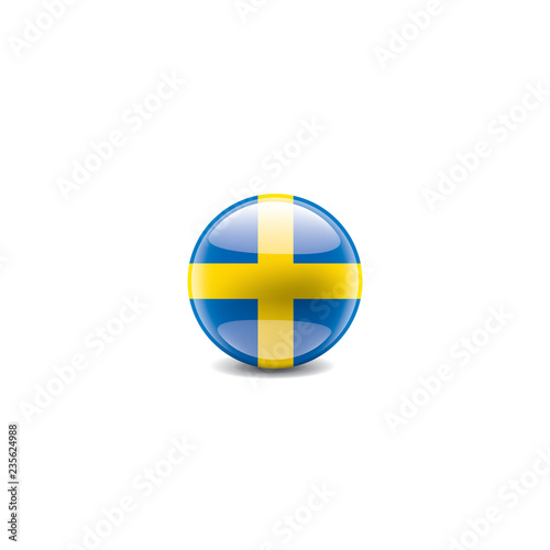 Free Download Sweden flag, vector illustration on a white background - GFXLoad