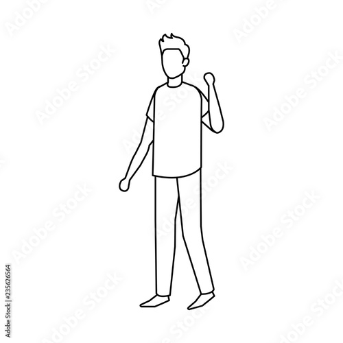 young man avatar character