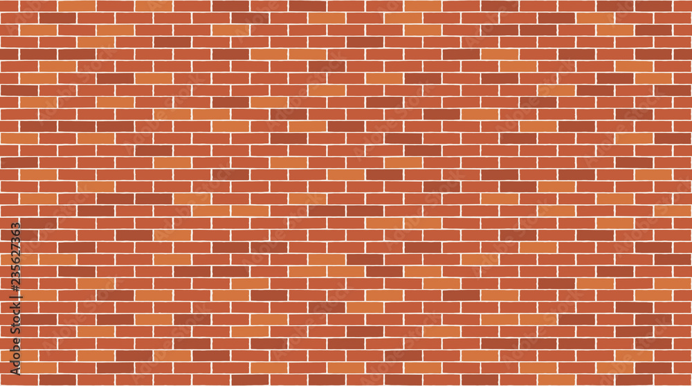 Brick wall seamless pattern. Vector background Brick wall seamless pattern. Vector background