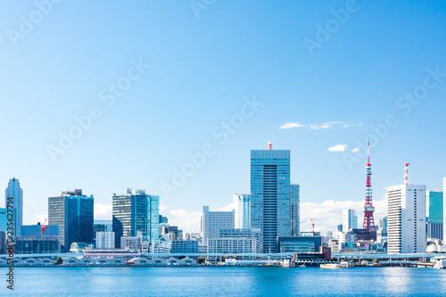 (東京都ｰ都市風景)晴海ふ頭から望む竹芝桟橋側風景４ © moarave