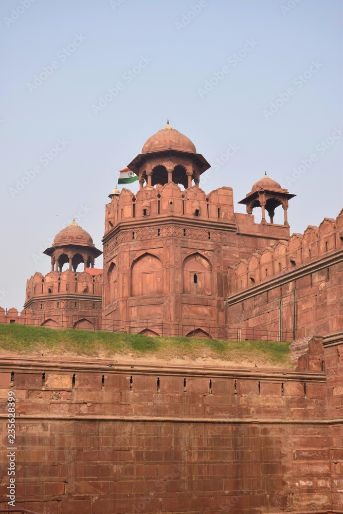 Red Fort Tower of Delhi, India