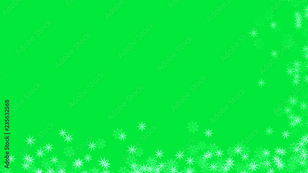 Abstract background with a variety of colorful snowflakes. Big and small. Abstract background with a variety of colorful snowflakes. Big and small.