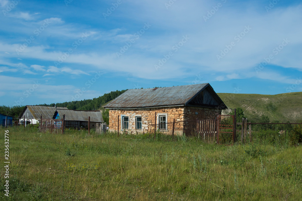 old house in the mountains