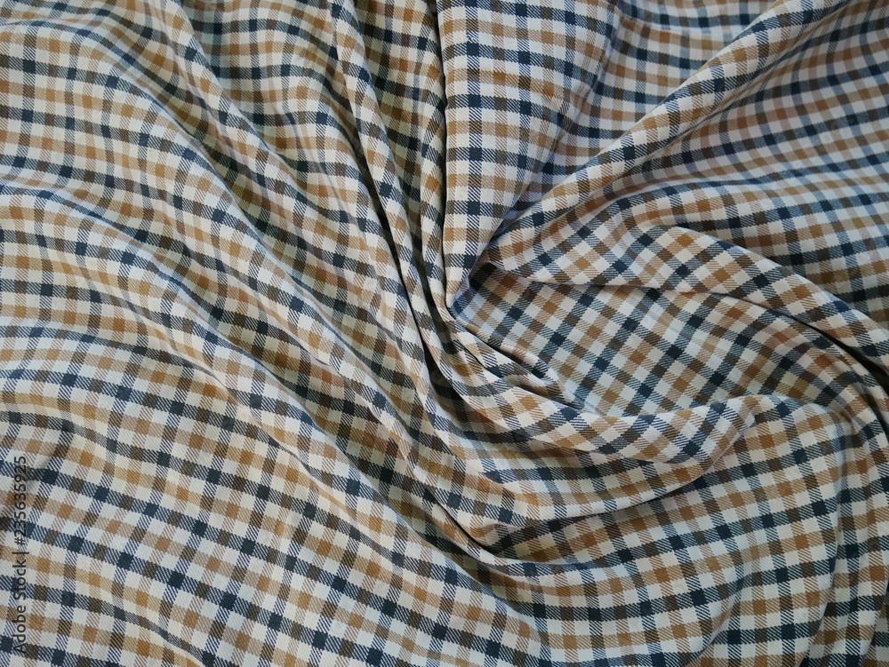 Square pattern fabric background. Scott chintz fabric for design.Plaid cotton texture. Square pattern fabric background. Scott chintz fabric for design.Plaid cotton texture.