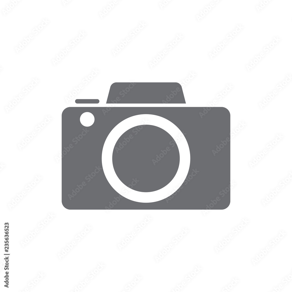 Camera icon vector illustration. Camera icon vector illustration.