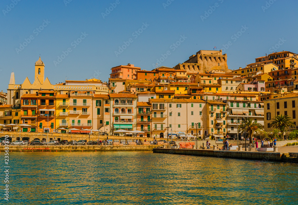 Porto Santo Stefano, Italy - landscape from the port