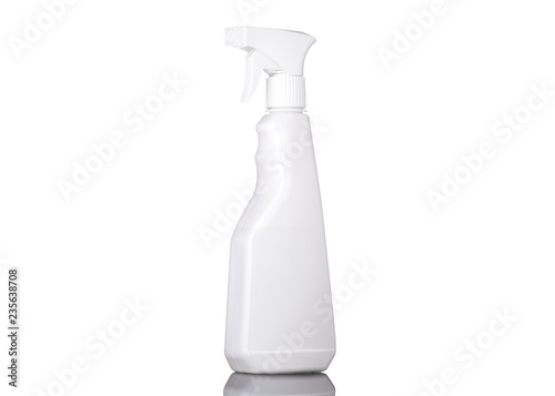 Spray plastic bottle. Various plastic bottle
