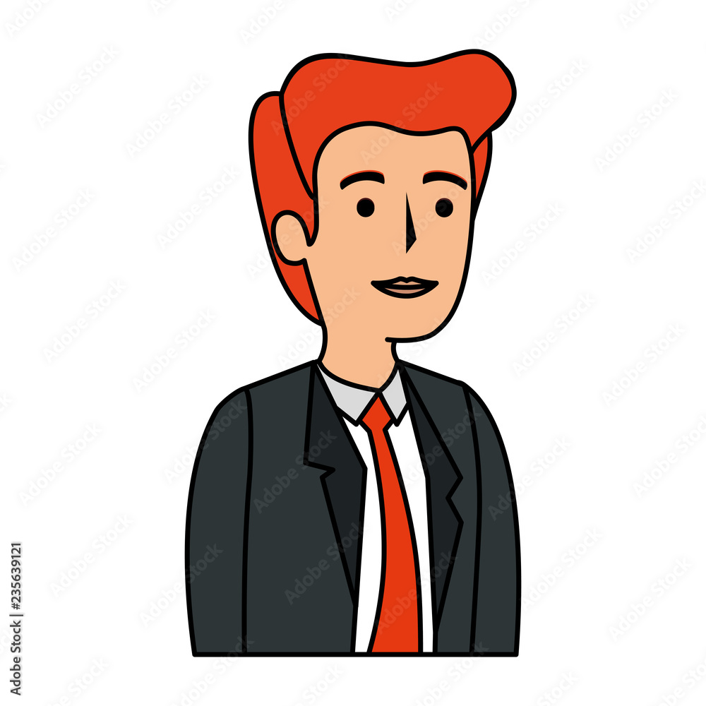 elegant businessman avatar character elegant businessman avatar character