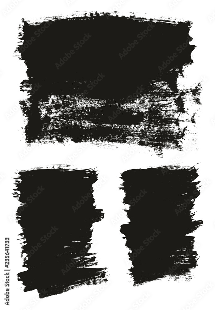 Calligraphy Paint Brush Background Mix High Detail Abstract Vector Background Set 159