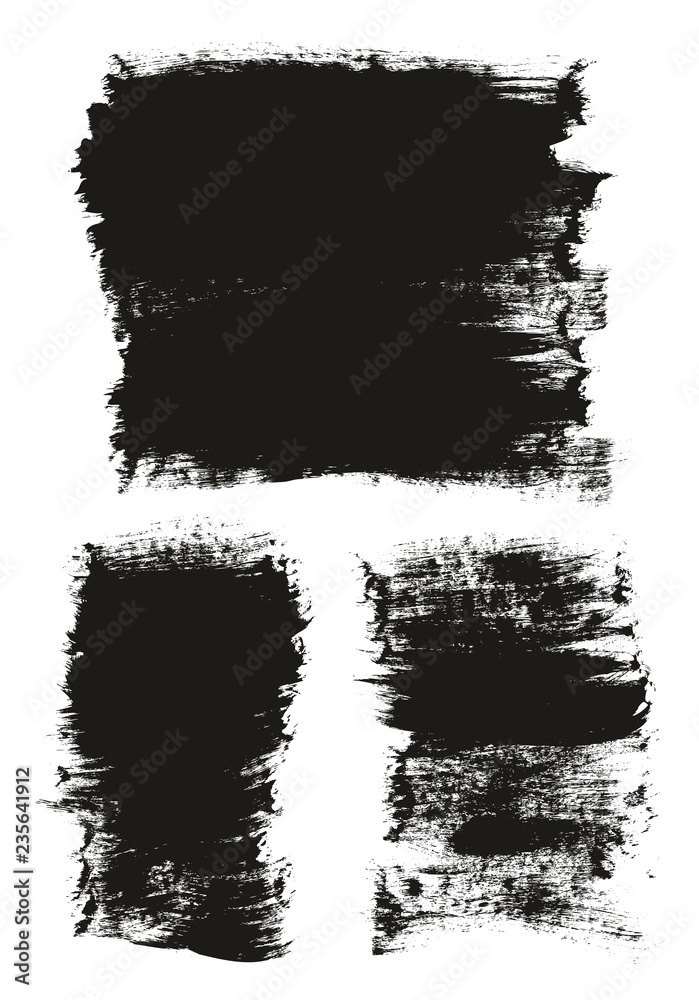 Calligraphy Paint Brush Background Mix High Detail Abstract Vector Background Set 155