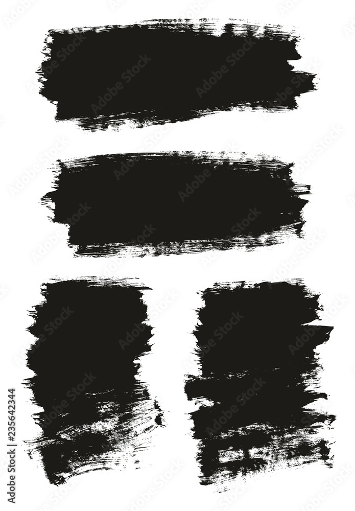 Calligraphy Paint Brush Background Mix High Detail Abstract Vector Background Set 148