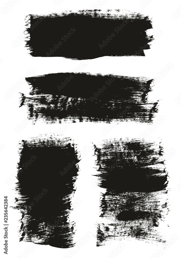 Calligraphy Paint Brush Background Mix High Detail Abstract Vector Background Set 147