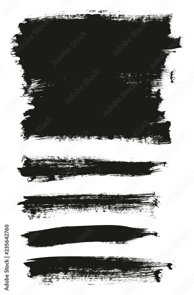 Calligraphy Paint Brush Background Mix High Detail Abstract Vector Background Set 140