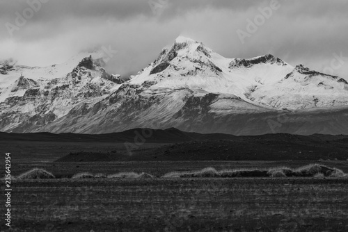 Dynamic weather in black and white