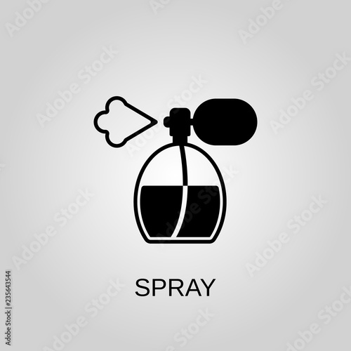 Spray icon. Spray symbol. Flat design. Stock - Vector illustration.