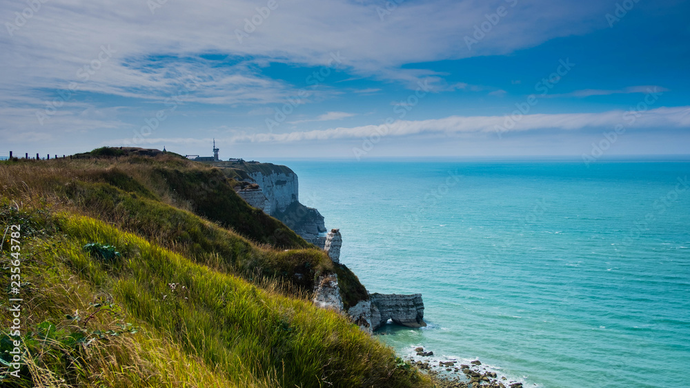 White cliffs, Normandy