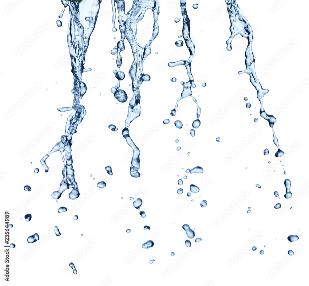 water splash drop blue liquid bubble water splash drop blue liquid bubble