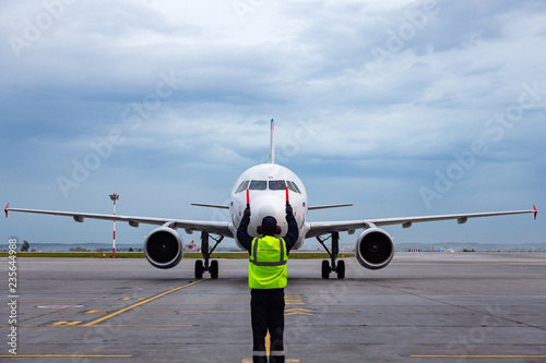 landing plane