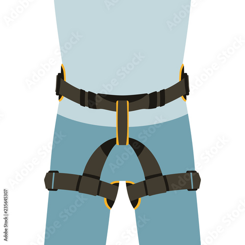 worker safety belts , vector illustration