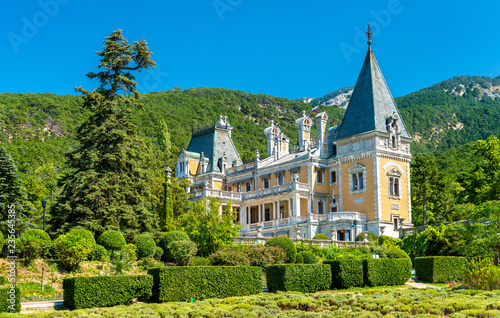 Massandra Palace, a major tourist attraction in Crimea