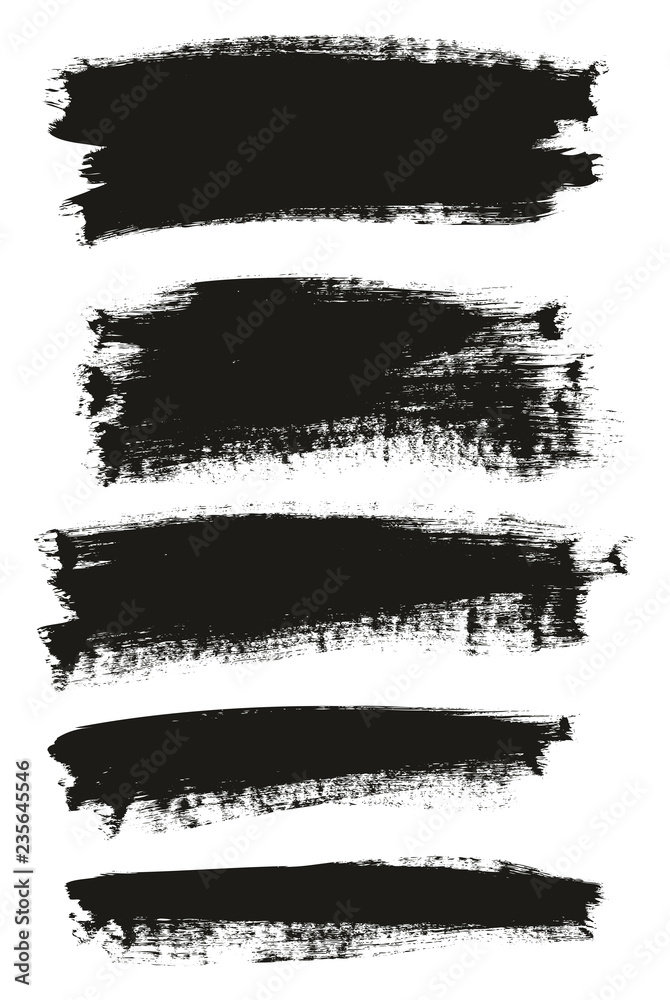 Calligraphy Paint Brush Background Mix High Detail Abstract Vector Background Set 939
