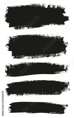 Calligraphy Paint Brush Background Mix High Detail Abstract Vector Background Set 92