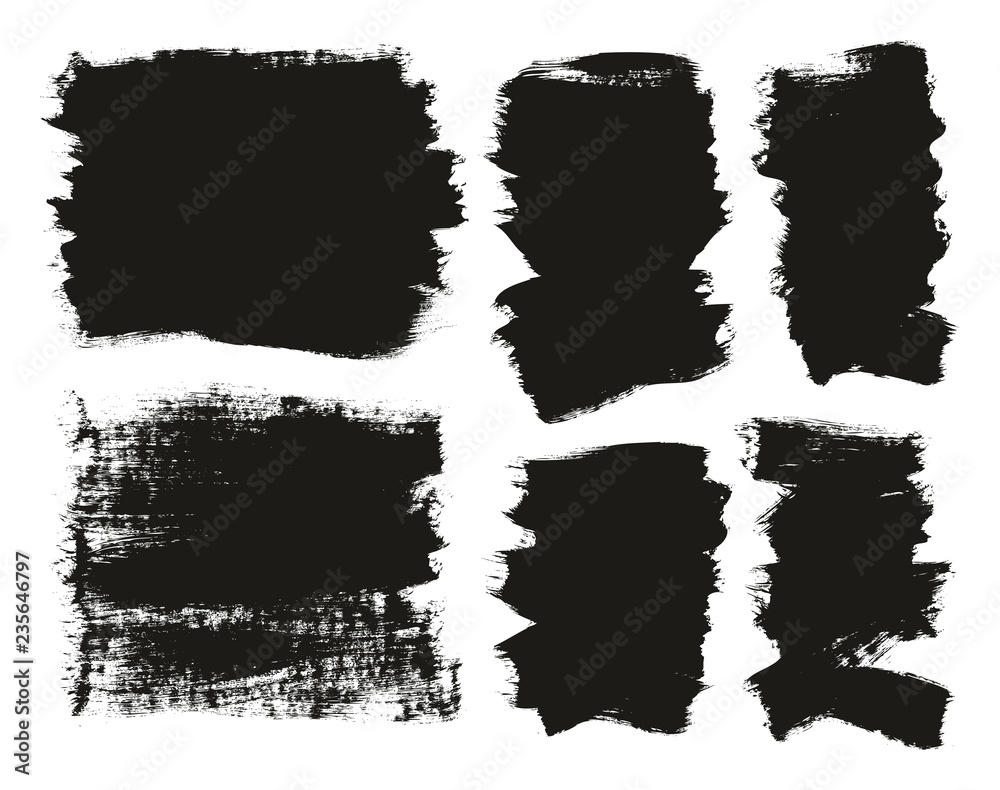 Calligraphy Paint Brush Background Mix High Detail Abstract Vector Background Set 70