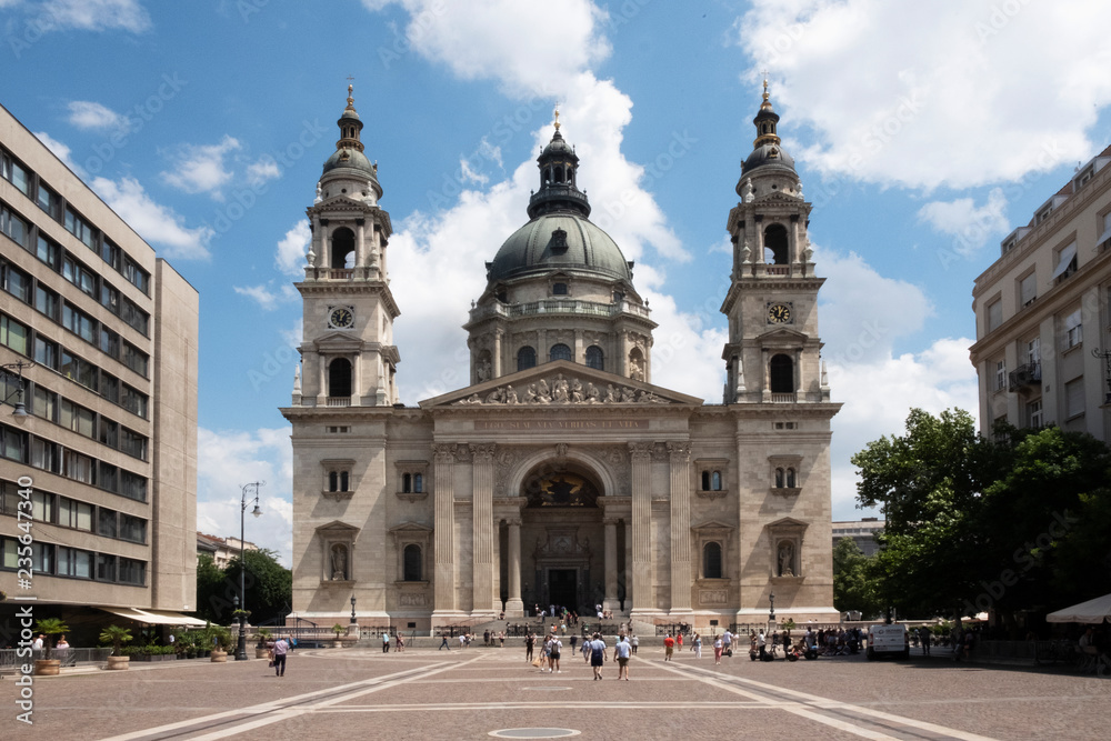 the St. Stephen's Basilica,  in Budapest, Hungary