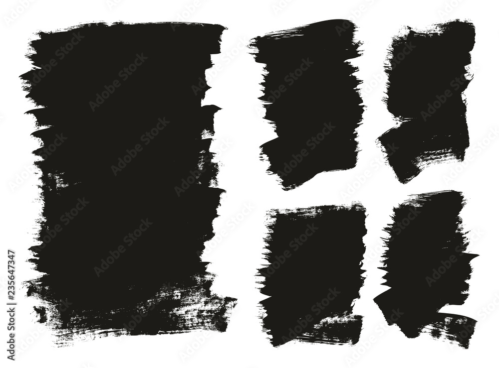 Calligraphy Paint Brush Background Mix High Detail Abstract Vector Background Set 58