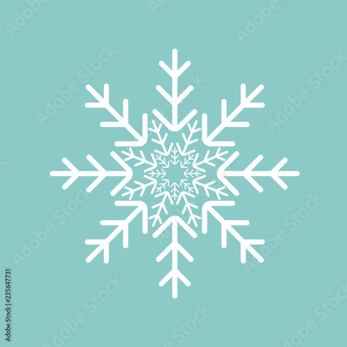 carte, flocon de neige