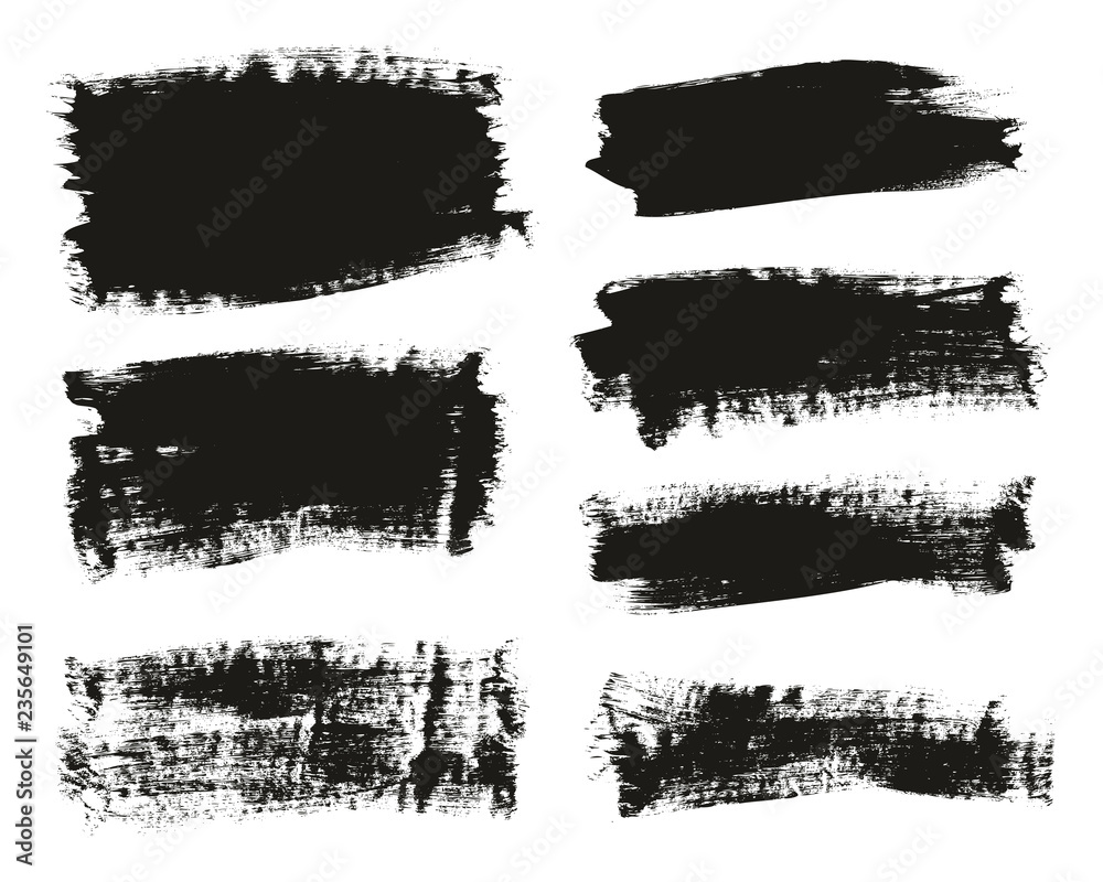 Calligraphy Paint Brush Background Mix High Detail Abstract Vector Background Set 24