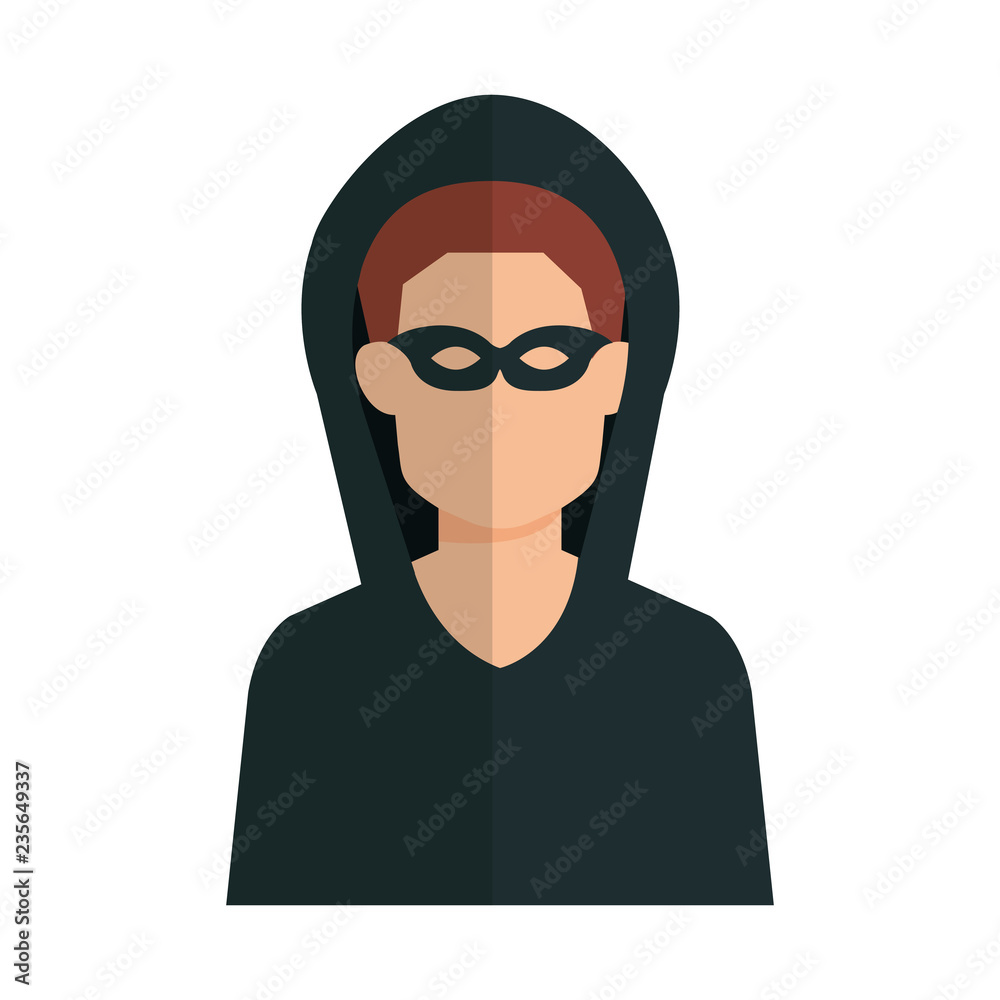 hacker avatar character icon hacker avatar character icon